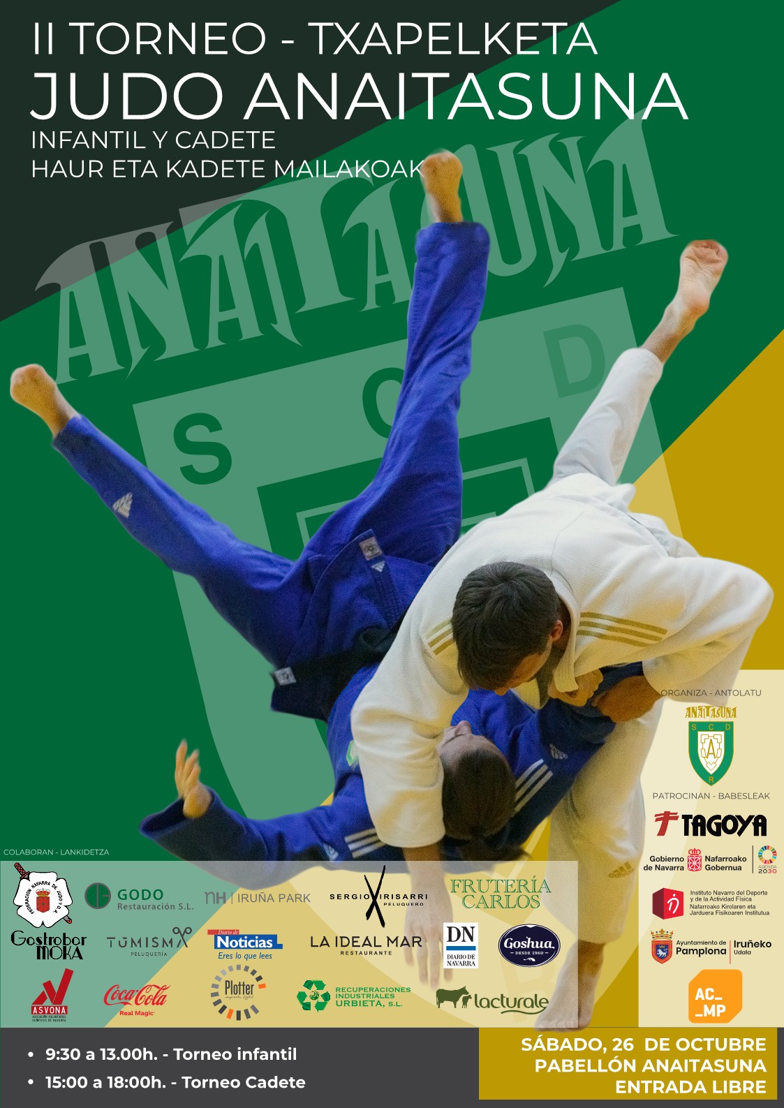 RESULTADOS - II TORNEO JUDO ANAITASUNA. 26-10-24.